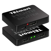 TESmart Distribuitor HDMI 1x2 – 4K@60Hz HDMI 2.0, afișare oglindă – Negru