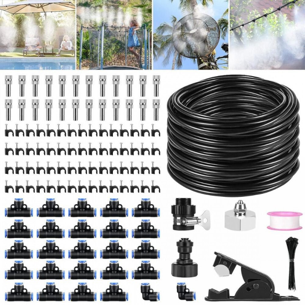 XDDIAS Párakapu - 18 m Kültéri Párásító Készlet Teraszra és Kertbe - BShopy