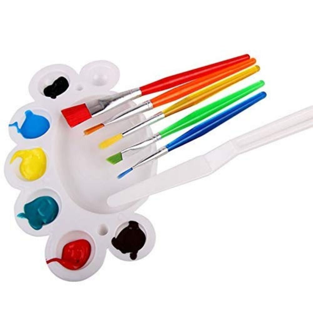 Xinbowen Festőecset Készlet Gyerekeknek - 7 db Színes Kreatív Ecset Hobbihoz - BShopy