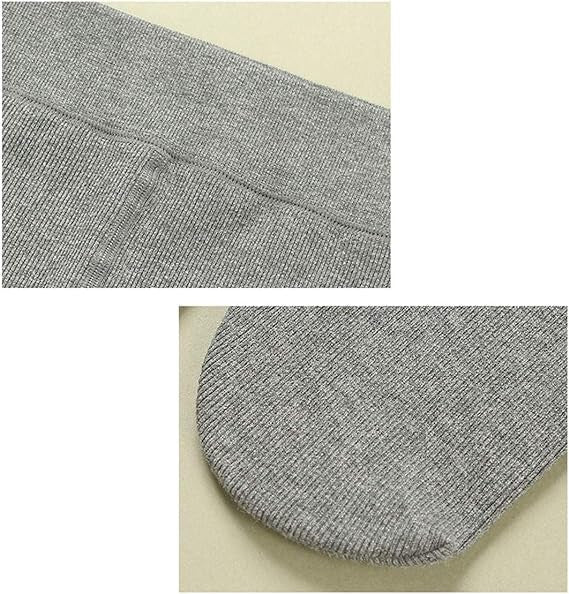 Yulaixuan Vastag Női Harisnyanadrág Szett - 2 db Meleg Szürke Téli Harisnya - BShopy