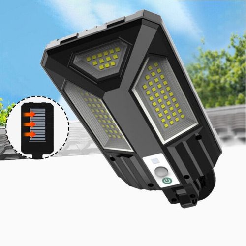 Lampa stradală cu senzor de mișcare OneLED Hs-V95 cu panou solar