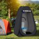 Clipop Black Portable Pop-Up Private Cort