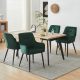 Set de 2 piese Maxine Dining Chairs Velvet verde