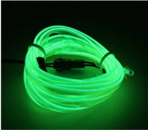 Fibră LED pentru mașină OneLED, lumină LED tăiabilă, cu încărcător pentru brichetă 2 m (verde)