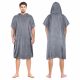 Eono prosop unisex poncho cu glugă (gri)