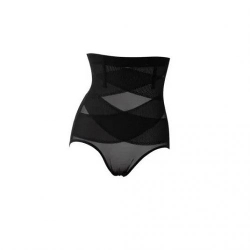 Lenjerie de corp pentru femei cu talie înaltă Shapewear 3XL (negru)