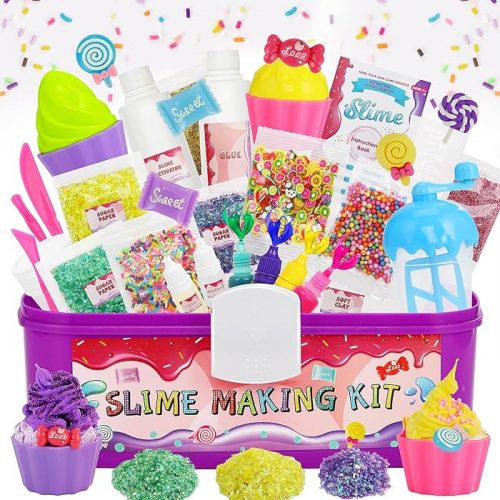 Kit Slime DIY cu tematică de bomboane LETOMY