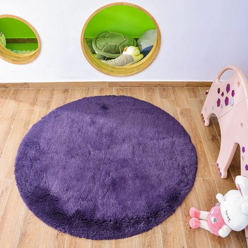 Covor rotund GaoTuo 140x140cm (violet)