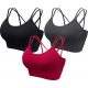 Sutien sport HBselect (3 buc - negru, gri, visiniu)