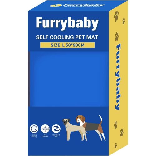 Saltea de răcire Furrybaby pentru animale de companie L 50x90 cm (albastru)