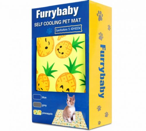 Saltea pentru răcire Furrybaby XL 81x96 cm (Ananas)