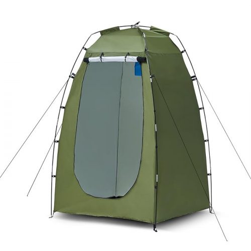 CLIPOP Cort portabil, rezistent la apă, rezistent la UV, în sac, verde, 120x120x190 cm